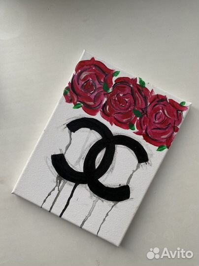 Картина на холсте акрилом