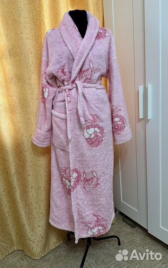 Халат махровый/банный женский, размер 48-50