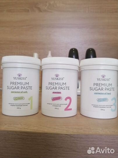 Сахарная паста для шугаринга, уходовая косметика