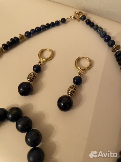 Ожерелье, серьги, браслет