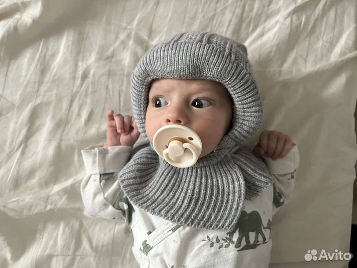 Шапочки 0-3 мес зима/демисезон