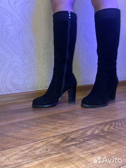 Сапоги зимние натуральная замша 39-40 размер