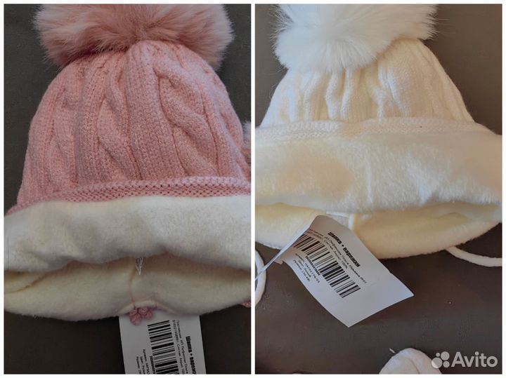 Новые комлекты шапочка+варежки