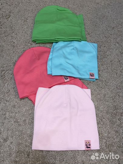 Комплект шапка и снуд детский