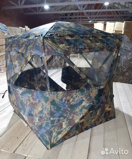 Палатка куб камуфляжная автоматическая 152*152*170