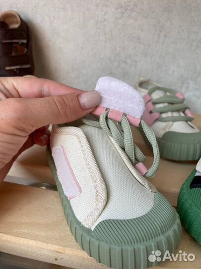 Кеды босоногие детские