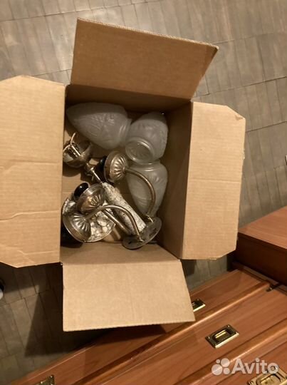 Люстра мрамор сталинский ампир