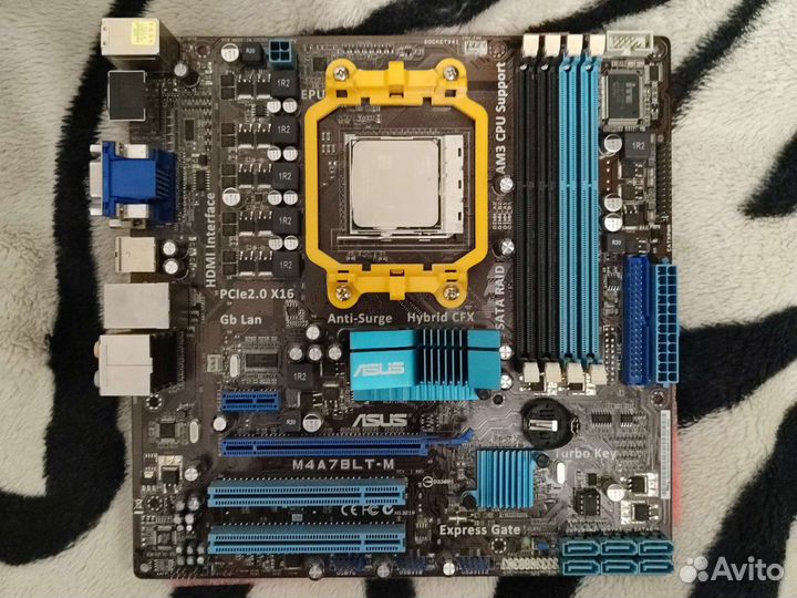 Мат плата am3 asus + athlon2 x4 645 + 8g ddr3 1600