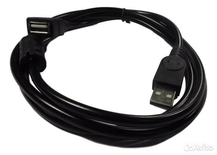 USB удлинитель 5 метров (черный)