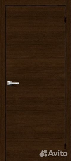 Межкомнатная дверь Флэт-0.H, глухая, Golden Oak 70