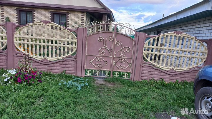 Забор металлический бу