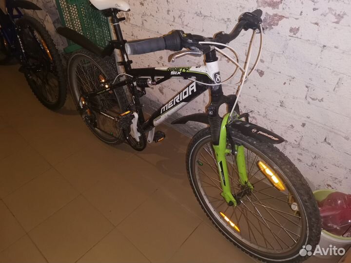 Merida 96 детский горный велосипед 24, двухподвес