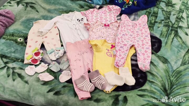 Вещи пакетом на девочку 68-74