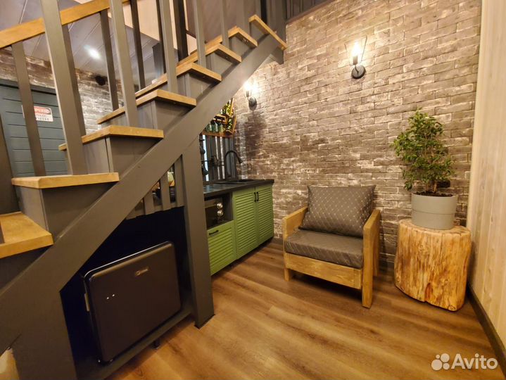 Баня на дровах с купелью в лесу рядом с городом