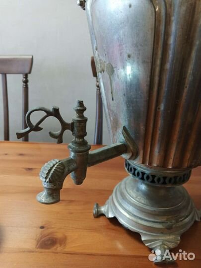 Самовар на дровах старинный