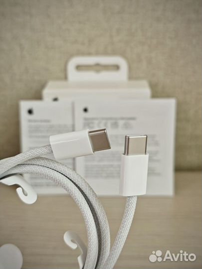 Кабель Apple USB-C to USB-C 1m 60w новый оригинал