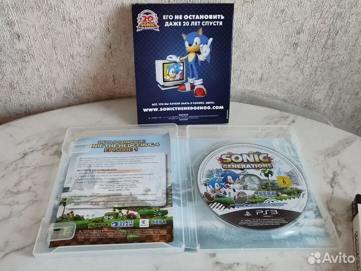 Игра Sonic Generations Лицензия Xbox 360