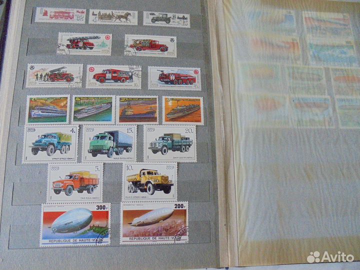 Марки отечественные и зарубежные в альбоме