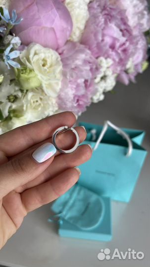 Tiffany кольцо серебро