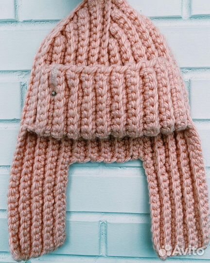 Шапка ушанка женская