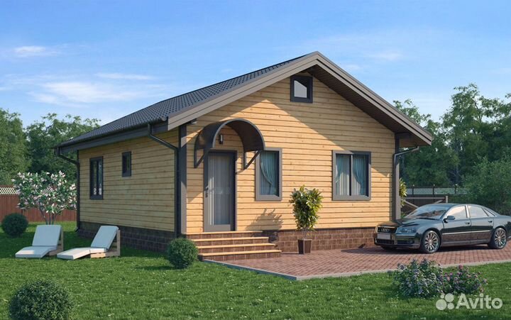 Каркасный дом 68 кв.м Домокомплект