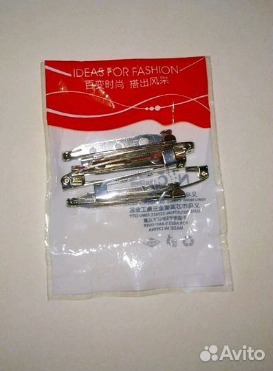 Заготовки для броши, булавка