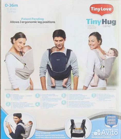 Рюкзак переноска кенгуру Tiny Love