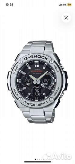 Часы casio g shock gst-s110d-1A1