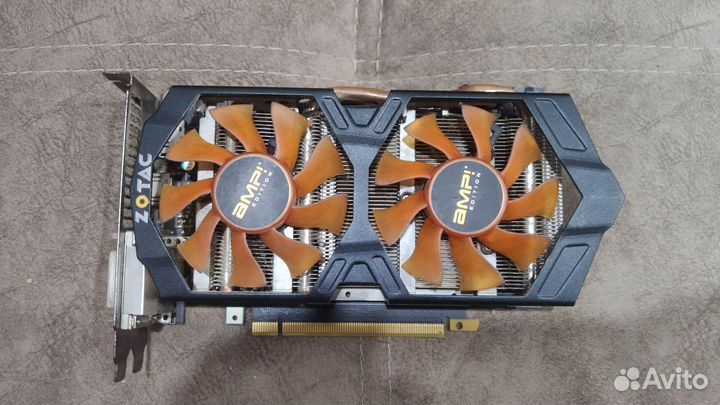 Видеокарта gtx760 2gb zotac