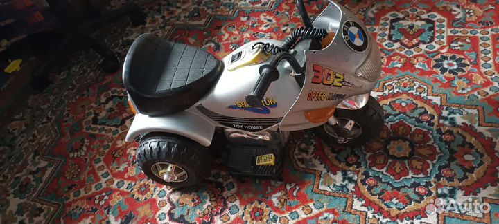 Мотоцикл детский на аккумуляторах с зарядным