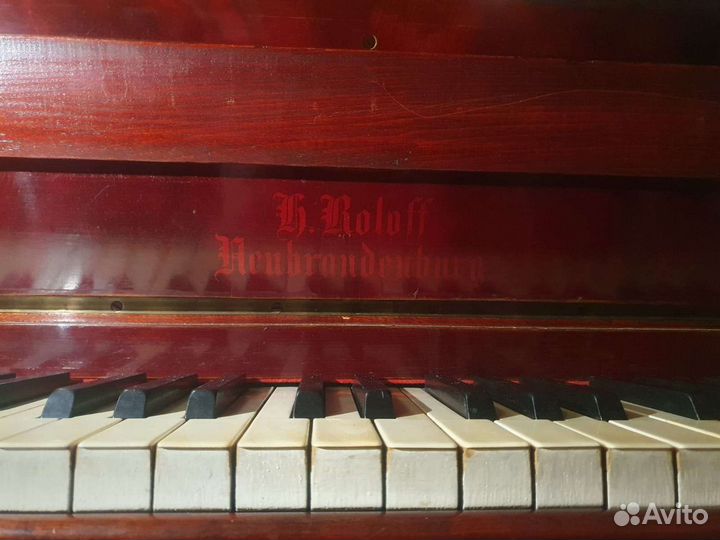 Старинное антикварное немецкое пианино H.Roloff