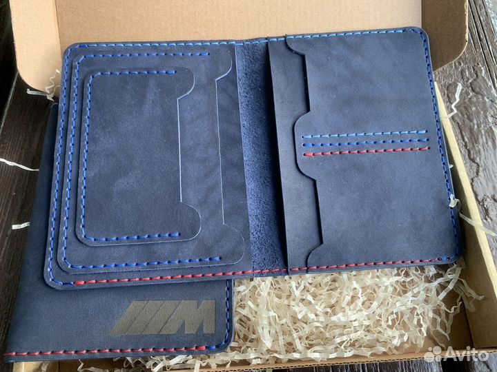 Эксклюзив BMW M Обложка для документов и паспорта