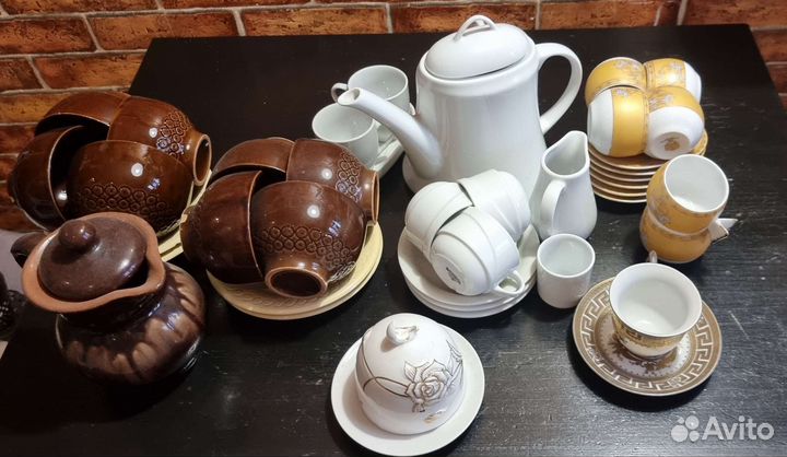 Набор столовой посуды много СССР