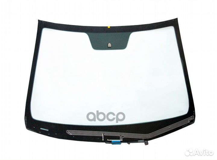 Стекло лобовое Solaris rio нижний обогрев