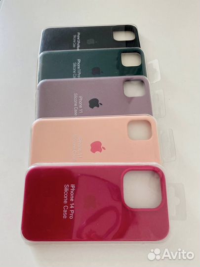 Чехлы Silicone Case на iPhone