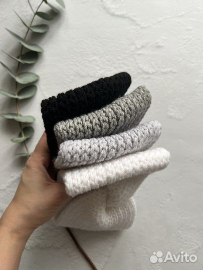 Повязка на голову вязаная