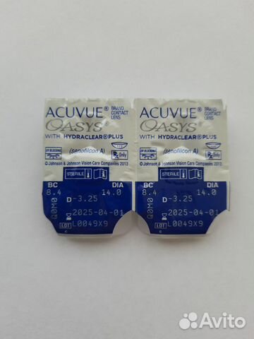 Acuvue Oasys -3,25/8.4/14.0
