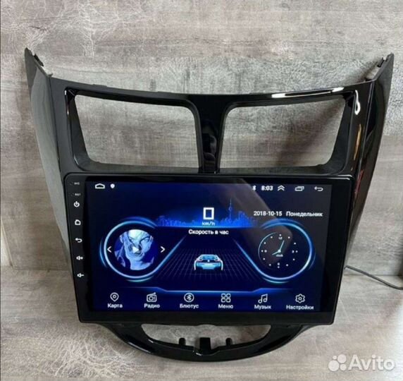 Магнитола 2din Android hyundai solaris 10-16 год