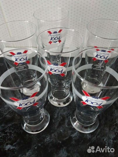 Пивные стаканы 6 штук