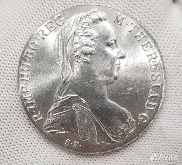 Монета. Тереза. Серебро