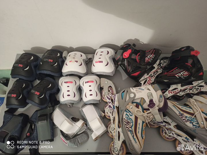 Роликовые коньки reaction