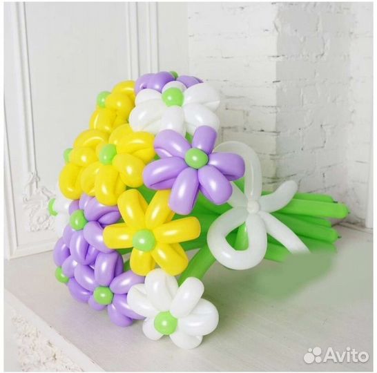 Букет из воздушных шаров, цветы из шаров