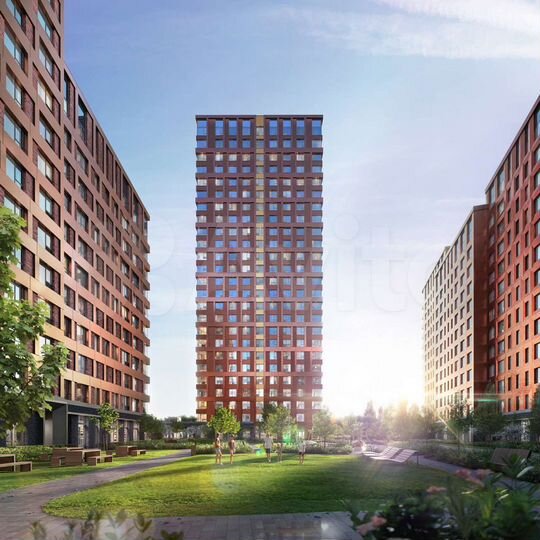 1-к. квартира, 57,3 м², 11/25 эт.