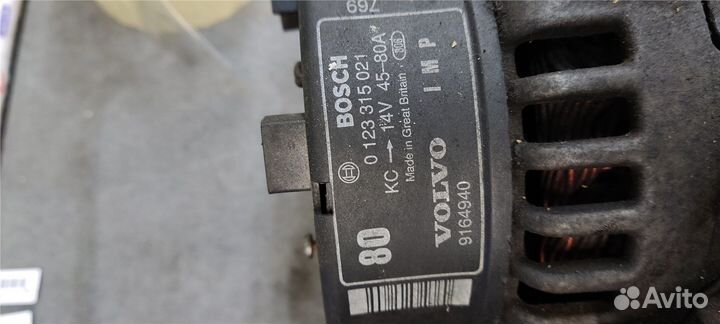 Генератор Volvo S40 2004, 2005