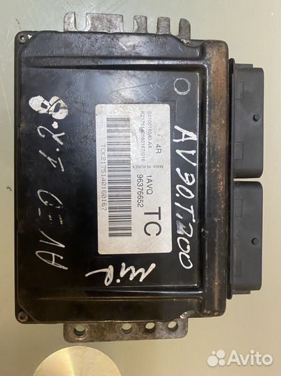 Блок управления двигателем Шевроле Авео 1.2