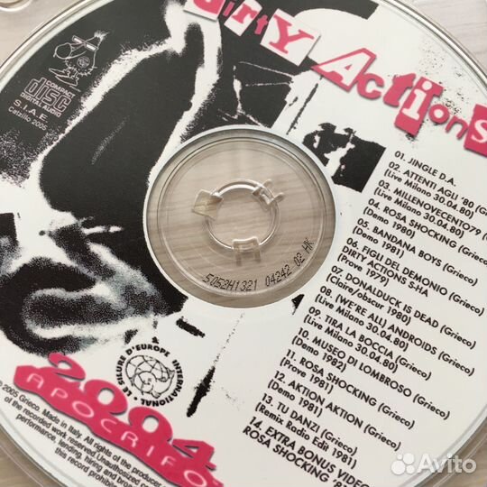 Dirty Actions 1979-1982 (сборник 2 CD + буклет)