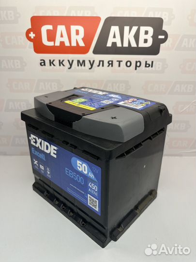Аккумулятор Exide 50 ач EB500