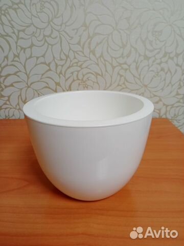 Горшок цветочный с вкладкой новый