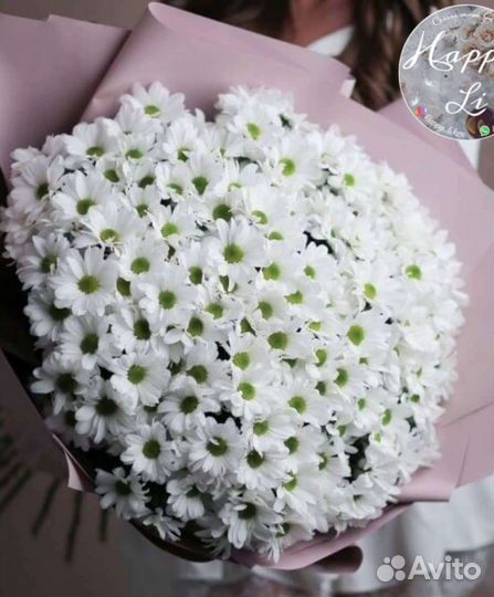 Букеты гиганты из ромашковой хризантемы