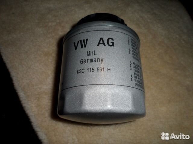 Фильтр масляный на VW Polo